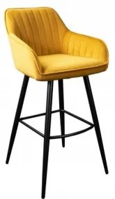 TURIN barová stolička Žltá