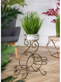 Stojan na kvety 64x60 cm zlatá