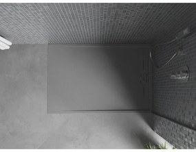 Mexen Amon, SMC obdĺžniková sprchová vanička 120 x 80 cm, šedá, 4F618012