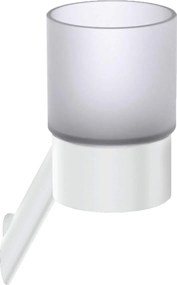 Deante Silia, nástenný kúpeľňový pohár, biela matná, DEA-ADI_A911