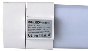 McLED LED prachotesné osvetlenie COMET D600, 24W, denná biela, 60cm, IP67