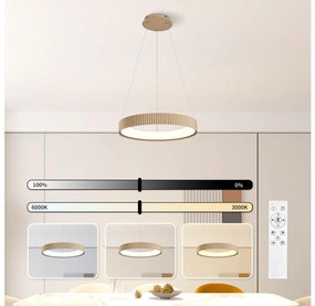Brilagi - LED stmievateľný luster na lanku FALCON MODERN LED/30W/230V 40 cm béžový + diaľkové ovládanie