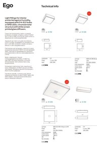 Redo 01-1236 -LED Kúpeľňové stropné svietidlo EGO LED/12W/230V IP44 lesklý chróm