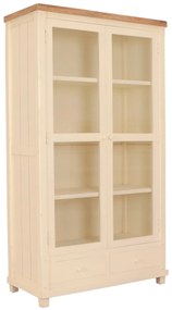 furniture-nabytek.cz - Vitrína masív z dreva manga 100x180x45