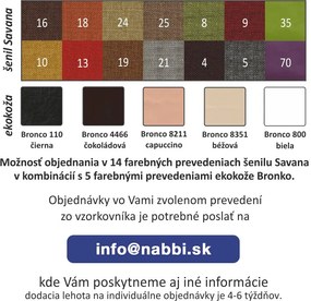 Rohová sedačka U s rozkladom Oregon L - biela / sivá