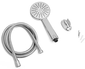 Ručná sprchová hlavica BOSS s držiakom a 150 cm hadicou - chrómová