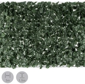 Blumfeldt Fency Dark Ivy, zástena, ochrana pred pozorovaním, ochrana pred vetrom, 300 x 150 cm, brečtan, tmavozelená