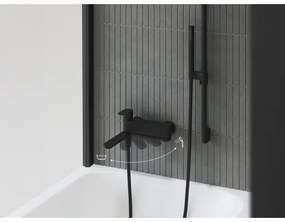 Ravak X070463 - Vaňová batéria CHROME čierna