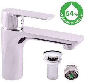 RAV SLEZÁK Vltava umývadlová batéria s clic-clac chróm VTE427.0K