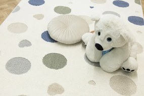 Koberec Esme Kids C5648A biely / krémový