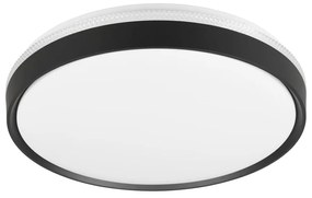 Čierno-biele LED stropné svietidlo ø 47 cm Spacy – Reality