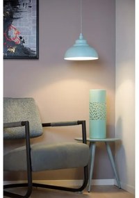 Lucide 34400/29/68 - Závesné svietidlo ISLA 1xE14/40W/230V modrá