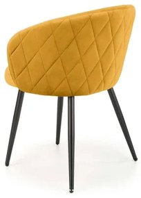 Jedálna stolička CALMURE žltá