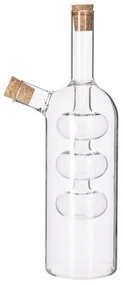 Sklenená karafa na olej a ocot Duo 220 ml/70 ml