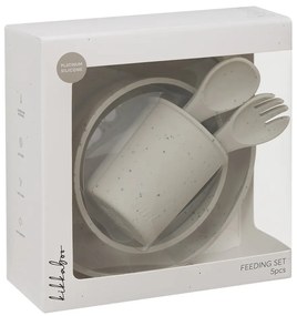 Jedálenská sada 5-dielna Platinum Silicone Sand