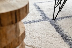 Dywany Łuszczów, Kusový koberec Berber Maknes B5910 cream and grey, 160x220, béžová, obývacia izba