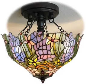 Stropnica luster vitráž MEADOW Ø40