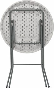 SKLADACÍ TURISTICKÝ/KATERINGOVÝ STÔL dia80 x 110 CM KRUHOVÝ *9620