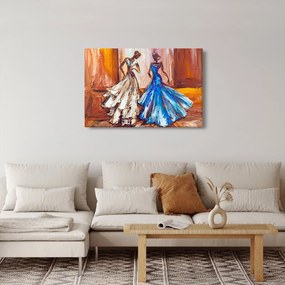 Obraz - Tanečnica, olejomaľba (90x60 cm)