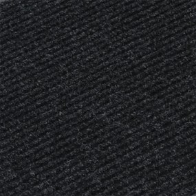 Odolná vstupná kobercová rohož s PVC, 90 x 120 cm, čierna