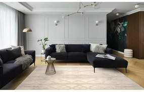 Krémovobiely vlnený koberec 160x240 cm Colette – Agnella