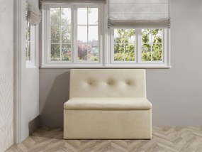 Kuchynská lavica Layla 120 (krémová). Akcia -20%. Vlastná spoľahlivá doprava až k Vám domov. 1129797
