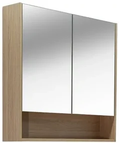 Zrkadlová skrinka Naturel Lucca 80x75 cm lamino dub LUCCA80CABD