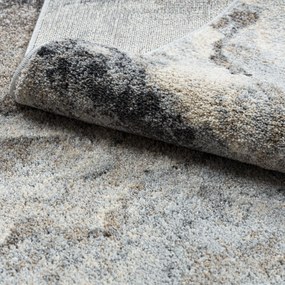 Dywany Łuszczów, Kusový koberec Fusion 9613 l. grey/dark grey, 180x270, šedá, kancelária