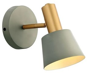 Zambelis 20219 - Nástenné bodové svietidlo 1xE14/25W/230V šedá