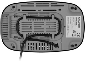 Sencor - Hriankovač s dvomi otvormi 750W/230V čierna