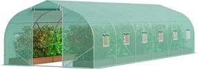Fóliový tunel do záhradného skleníka 27 m2 9x3x2 m