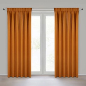 ZÁVES NA PÁSKE OLENA 140X270 CM TEHLOVÁ