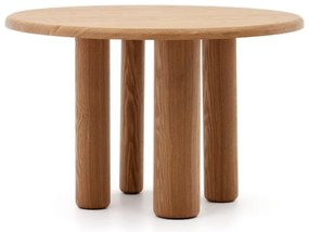 Okrúhly jedálenský stôl v dekore jaseňa ø 120 cm Mailen – Kave Home