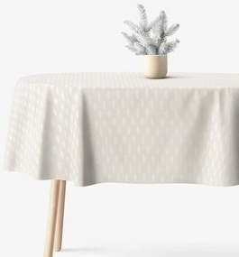 Goldea oválny obrus natura – vetvičky na režnej 140 x 280 cm