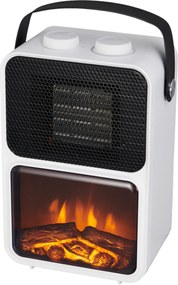 ELEKTRICKÝ KRB – IMITÁCIA PLAMEŇA – BIELY – 13,5 x 21 x 36 CM – 600/1200 W
