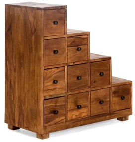 furniture-nabytek.cz - Masívna komoda Merlin z palisandru, lakovaná, hnedá