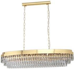 Eglo 39463 - Luster na reťazi VALPARAISO 13xE14/40W/230V zlatá