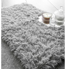 Sivá kúpeľňová predložka 80x50 cm Cuddly - Catherine Lansfield