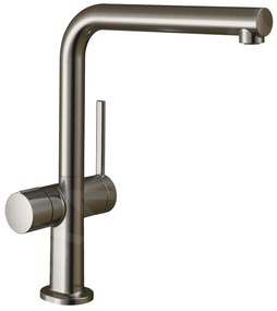 Hansgrohe M54, drezová batéria Talis 270, s uzatváracím ventilom na spotrebič, vzhľad nehrdzavejúcej ocele, HAN-72827800
