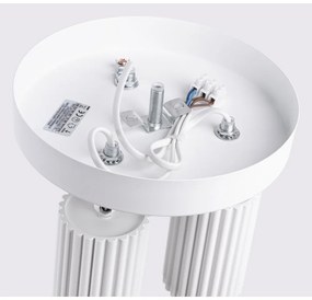 Biele bodové svietidlo Gleam – Sollux