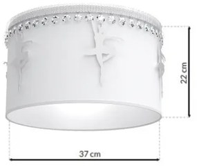 Detské stropné svietidlo BALLET 1xE27/60W/230V