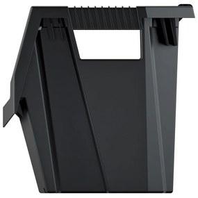 Úložný box uzatvárateľný 39,6 × 29 × 28 cm, čierna