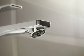 Hansgrohe Rebris E, umývadlová batéria 110 s odtokovou súpravou s tiahlom, CoolStart, chrómová, HAN-72559000