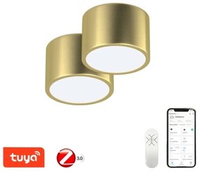 RONDATE SADA | IMMAX NEO | Zlaté smart LED stropné svietidlo