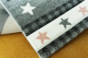 Berfin Dywany, Detský kusový koberec Smart Kids 22412 Grey, 140x190, šedá, detská izba