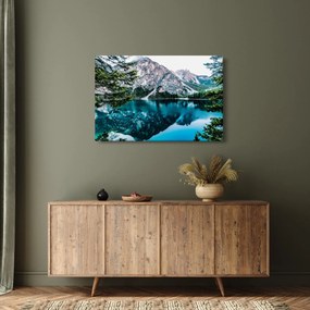 Obraz Jazerá v Alpách (90x60 cm)