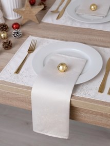 Lurexová Vianočná servítka Rozprávkový stôl - 40 × 40 cm