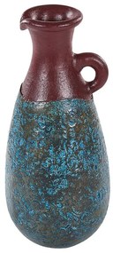 Terakota Dekoratívna váza 40 Modrá Hnedá VELIA Beliani