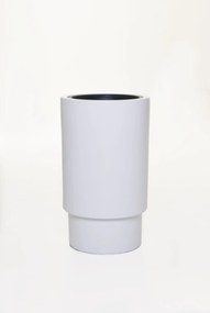 Kvetináč ESCADA, sklolaminát, výška 60 cm, biely