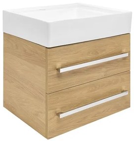 Kúpeľňová skrinka kúpeľňová skrinka SAT Cube Way 60x53x46 cm kúpeľňová skrinka mat CUBE46602DHSATCW, 1 ks